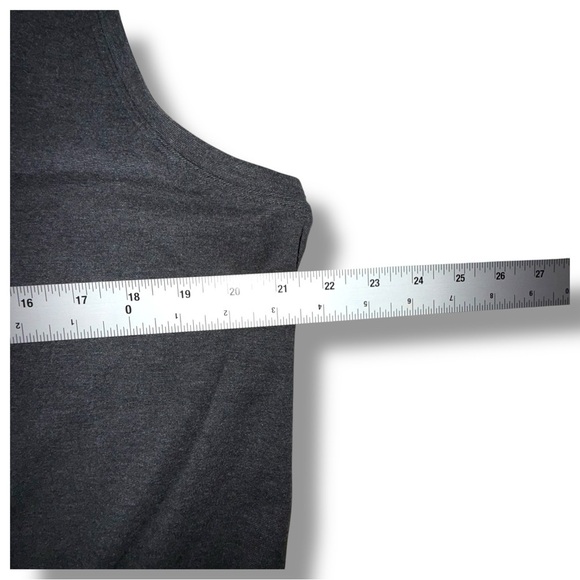 ZELLA Gwen Ponte Knit Tank Dress - Grey Dark Heather XXL - Picture 9 of 12